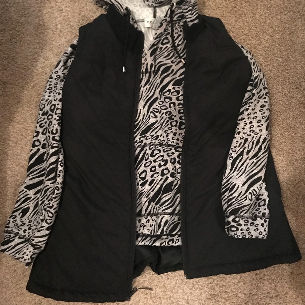 Plus Size Black Sports Vest Size 22/24